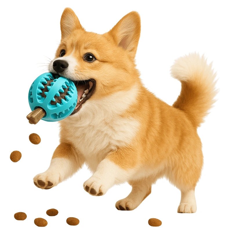Dog Ball - Interactive Chew Rubber Ball - Dog Ball - Interactive Chew Rubber Ball - Petz Toyz