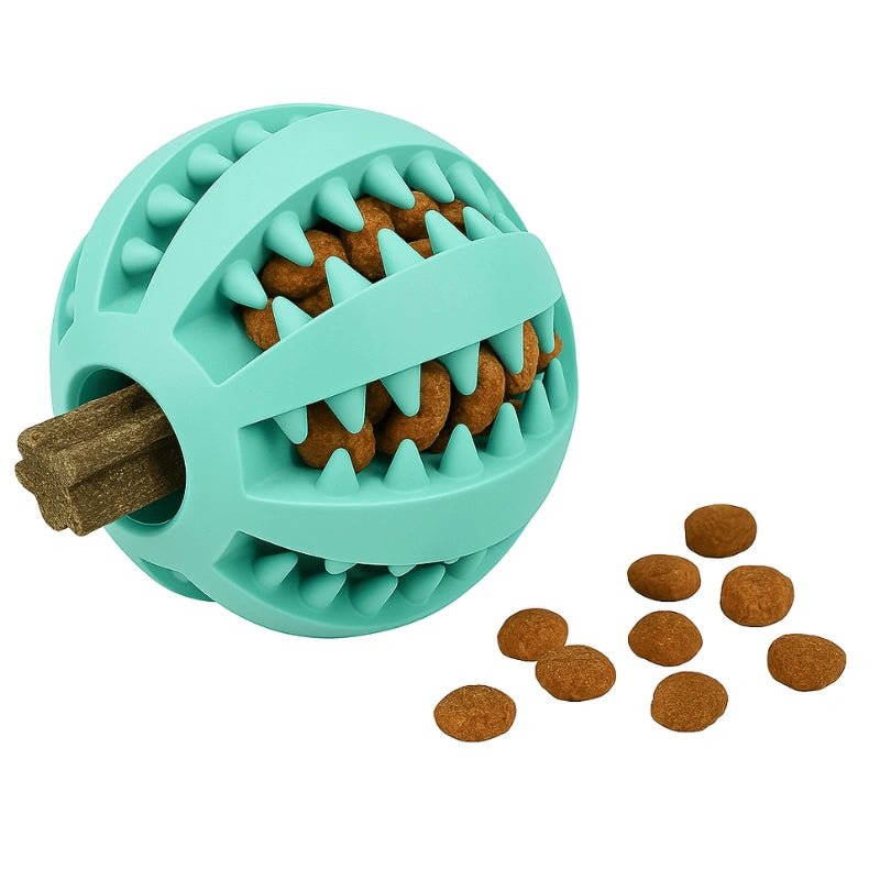 Dog Ball - Interactive Chew Rubber Ball - Dog Ball - Interactive Chew Rubber Ball - Petz Toyz
