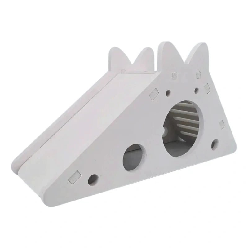 Hamster Slide Hideout – Wooden Climbing Toy for Small Pets - Small Animal Enrichment Toy / Hideout - Petz Toyz