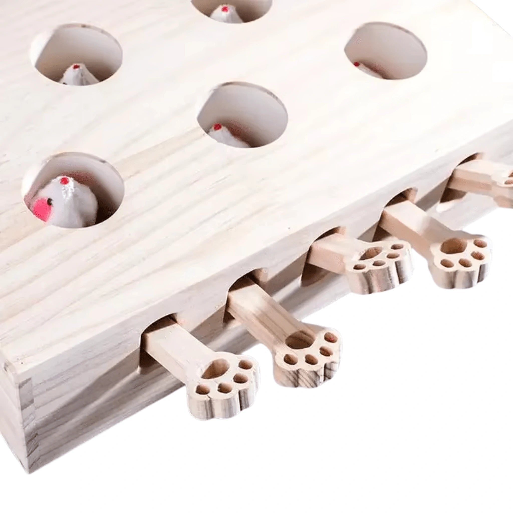 Maze Cat Deluxe – Interactive Wooden Toy for Endless Feline Fun - Maze Cat Deluxe – Interactive Wooden Toy for Endless Feline Fun - Petz Toyz