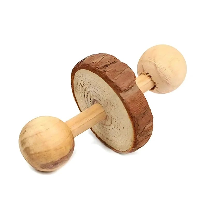 Natural Wooden Chew Toys for Guinea Pigs, Rabbits & Hamsters – Fun & Molar Relief - Small Pet Chew Toys - Petz Toyz