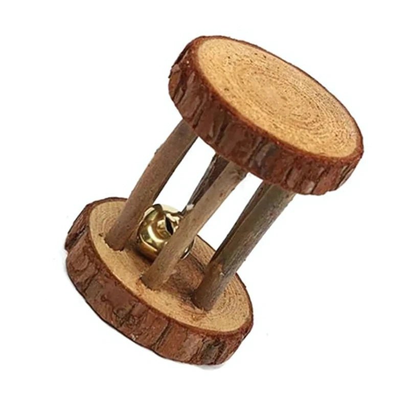 Natural Wooden Chew Toys for Guinea Pigs, Rabbits & Hamsters – Fun & Molar Relief - Small Pet Chew Toys - Petz Toyz
