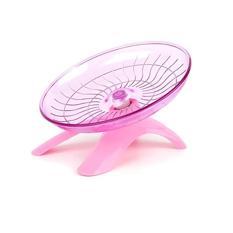 Silent Hamster Spinner Wheel | Anti - Slip Base, Smooth & Fun Exercise Toy - Hamster Exercise Wheel - Petz Toyz