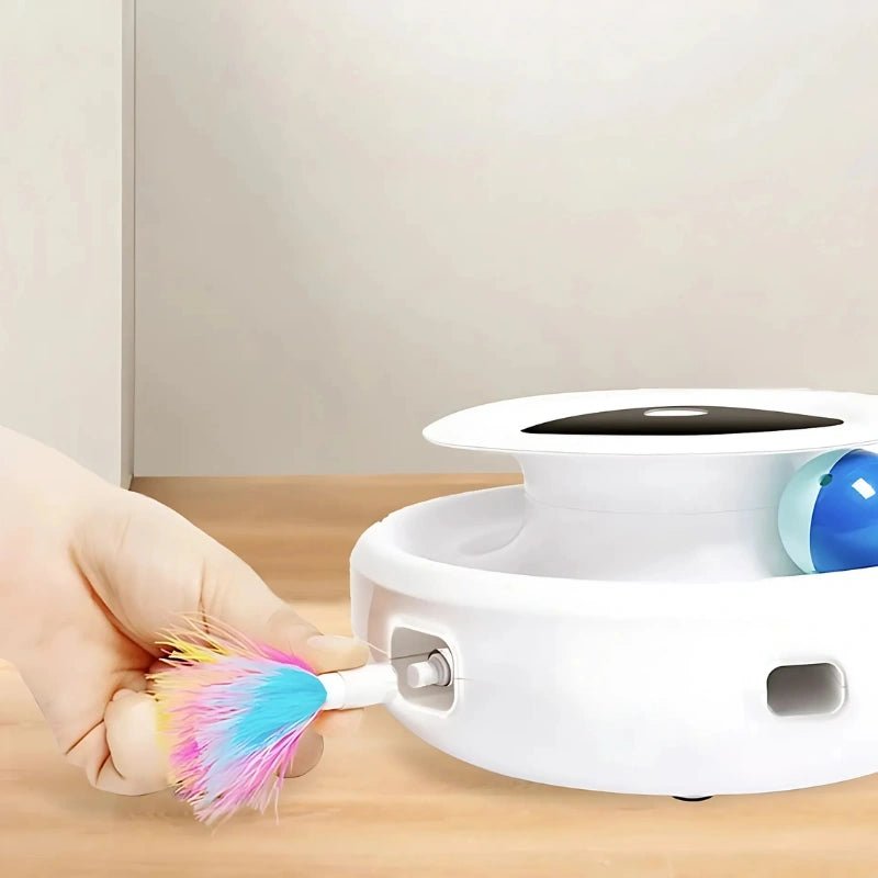 Smart Cat Teaser – 5 - Mode Ball Toy for Endless Playtime - Interactive Electronic Cat Toy - Petz Toyz