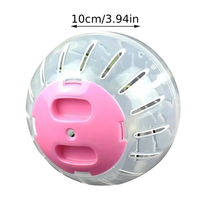 Transparent Hamster Exercise Ball – Breathable Jogging Toy for Small Pets - Hamster Exercise Ball - Petz Toyz