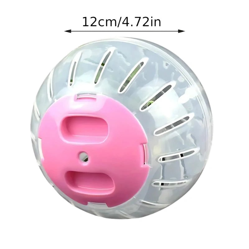 Transparent Hamster Exercise Ball – Breathable Jogging Toy for Small Pets - Hamster Exercise Ball - Petz Toyz