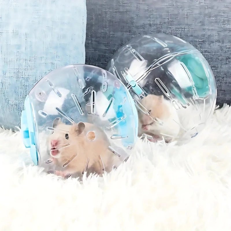 Transparent Hamster Exercise Ball – Breathable Jogging Toy for Small Pets - Hamster Exercise Ball - Petz Toyz